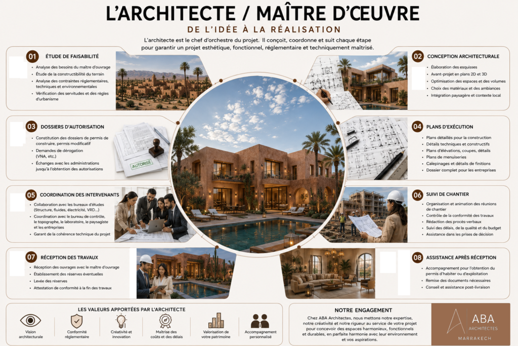 Le role d'un architecte au maroc